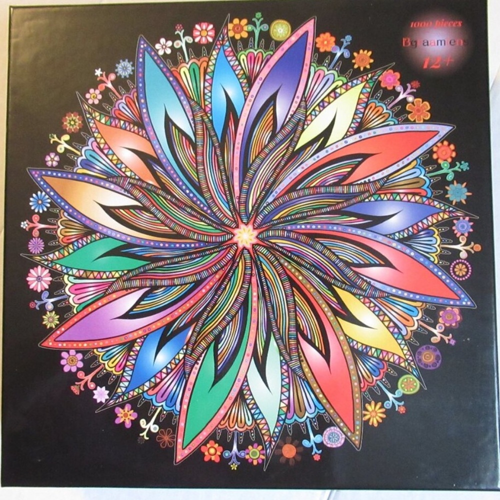 New Sealed Bgraamiens Puzzle Blooming Flowers 1000 Pieces